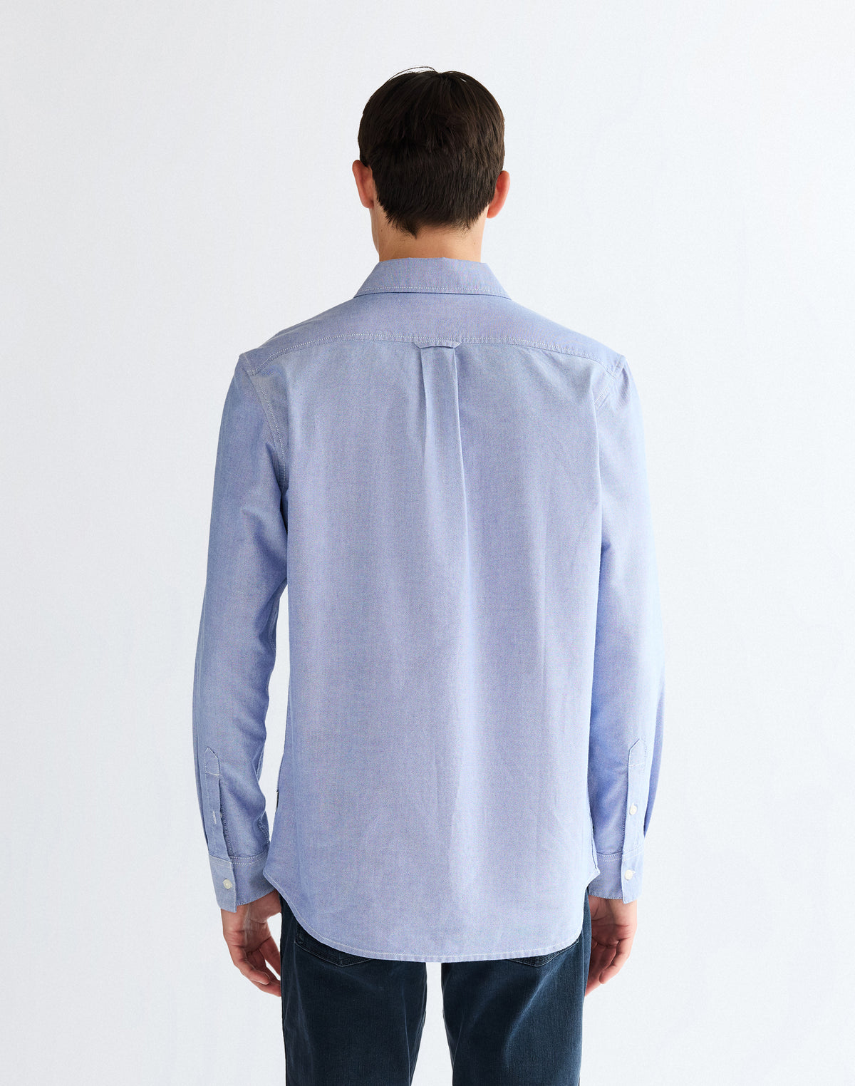 Wrangler LS Shirt – Oxford Blue