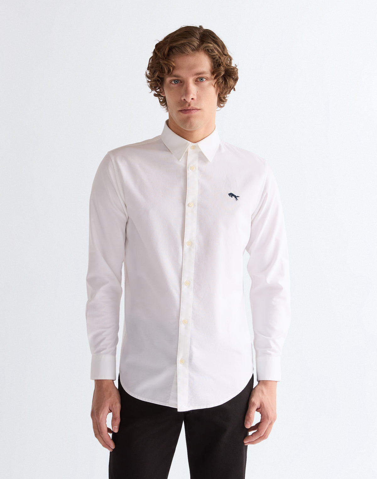 Wrangler LS Shirt – White Oxford