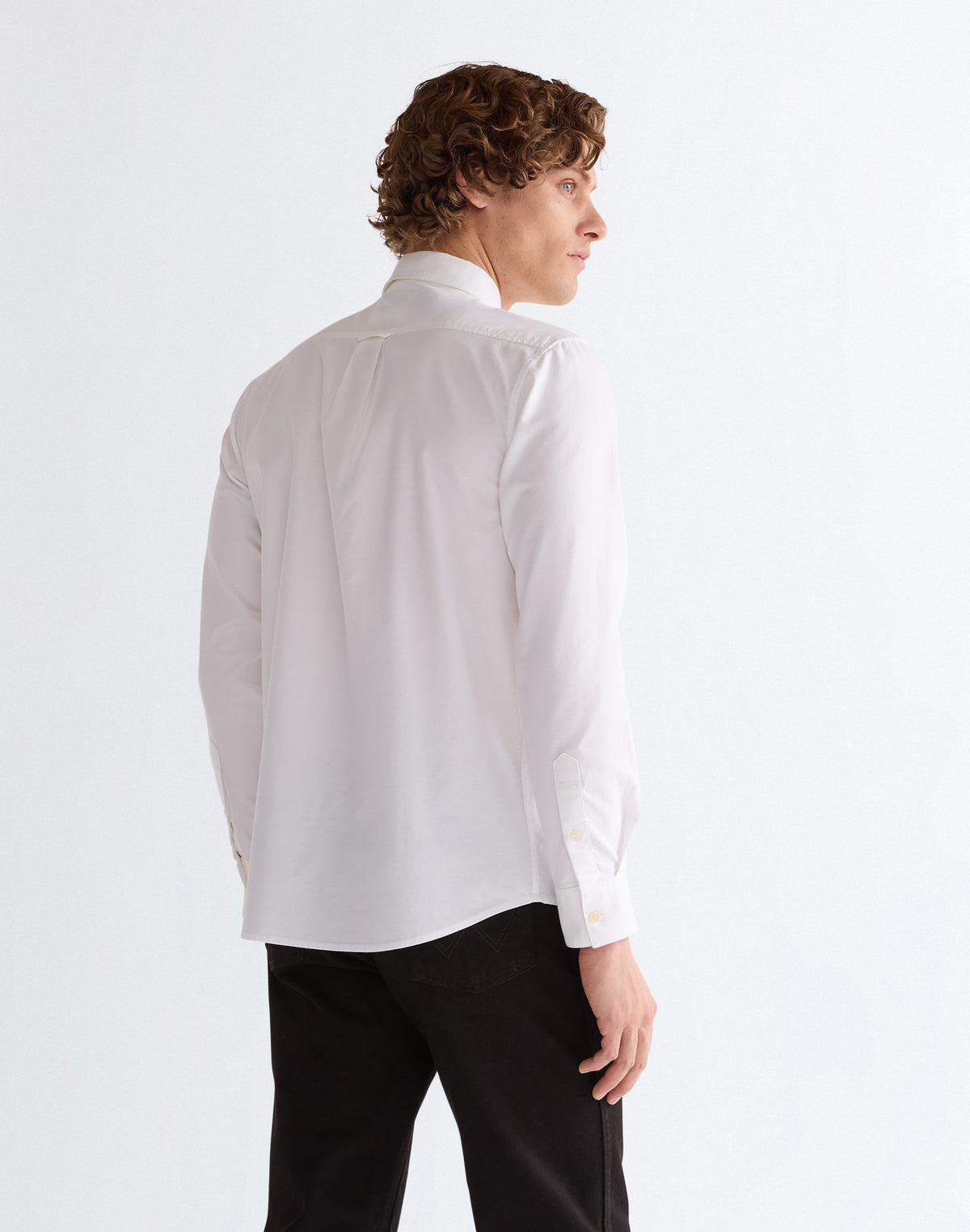 Wrangler LS Shirt – White Oxford