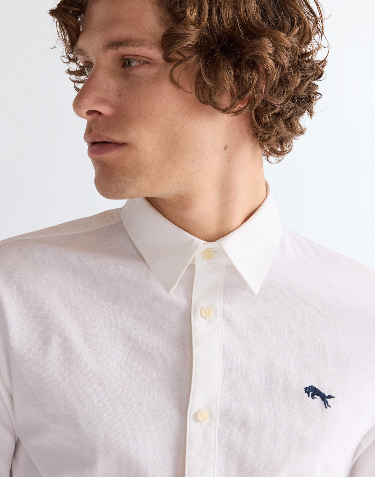 Wrangler LS Shirt – White Oxford