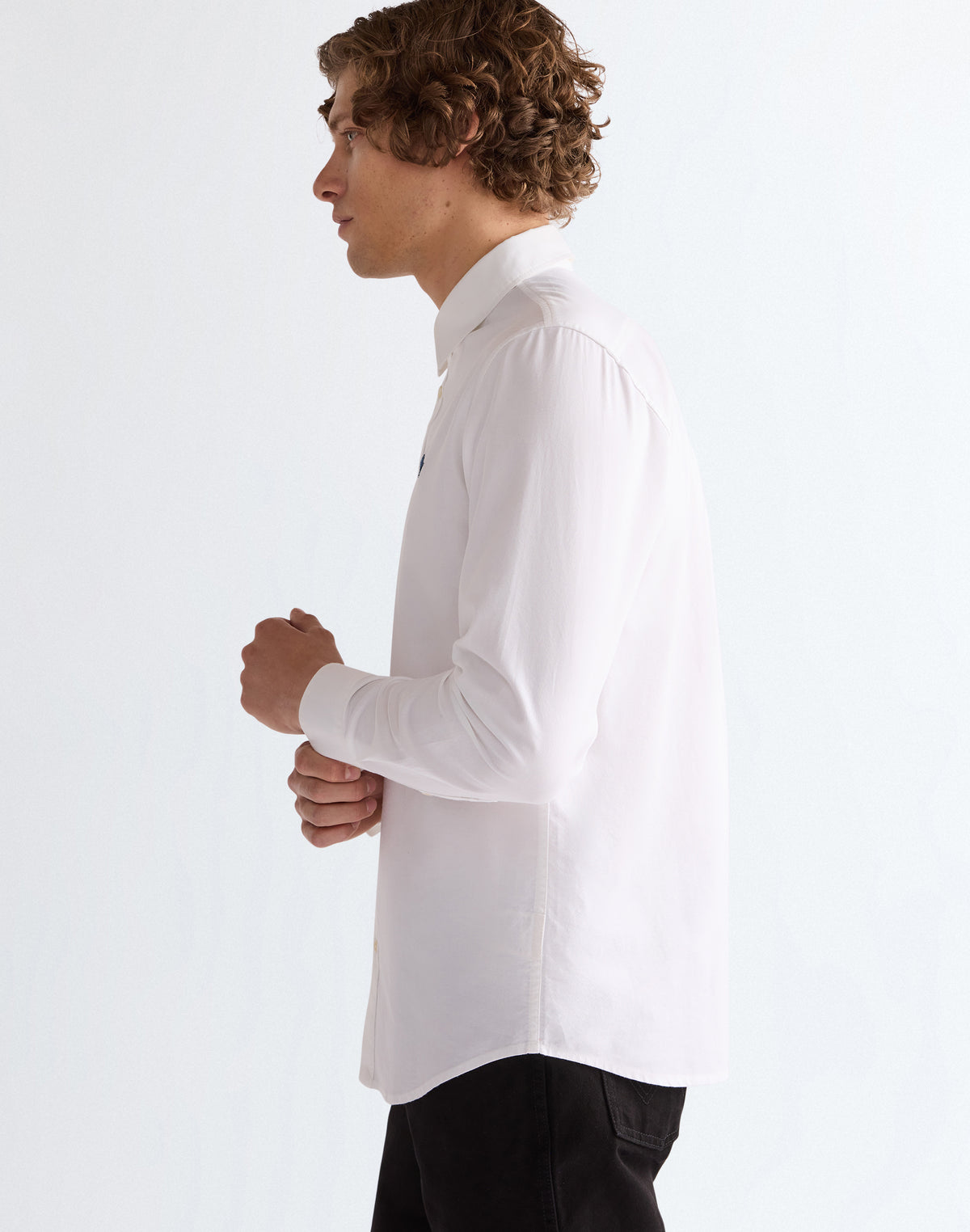 Wrangler LS Shirt – White Oxford