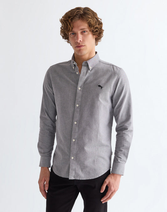 Wrangler Oxford Shirt – Grey