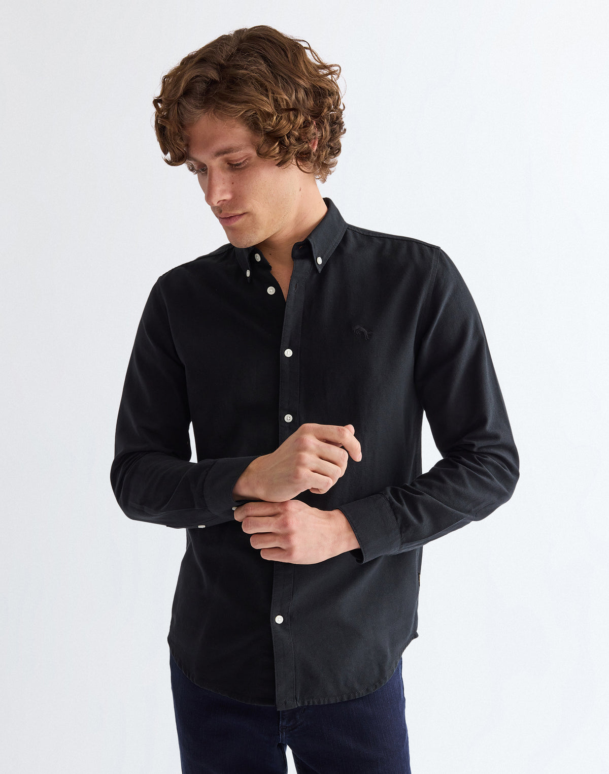 Wrangler Oxford Shirt – Black