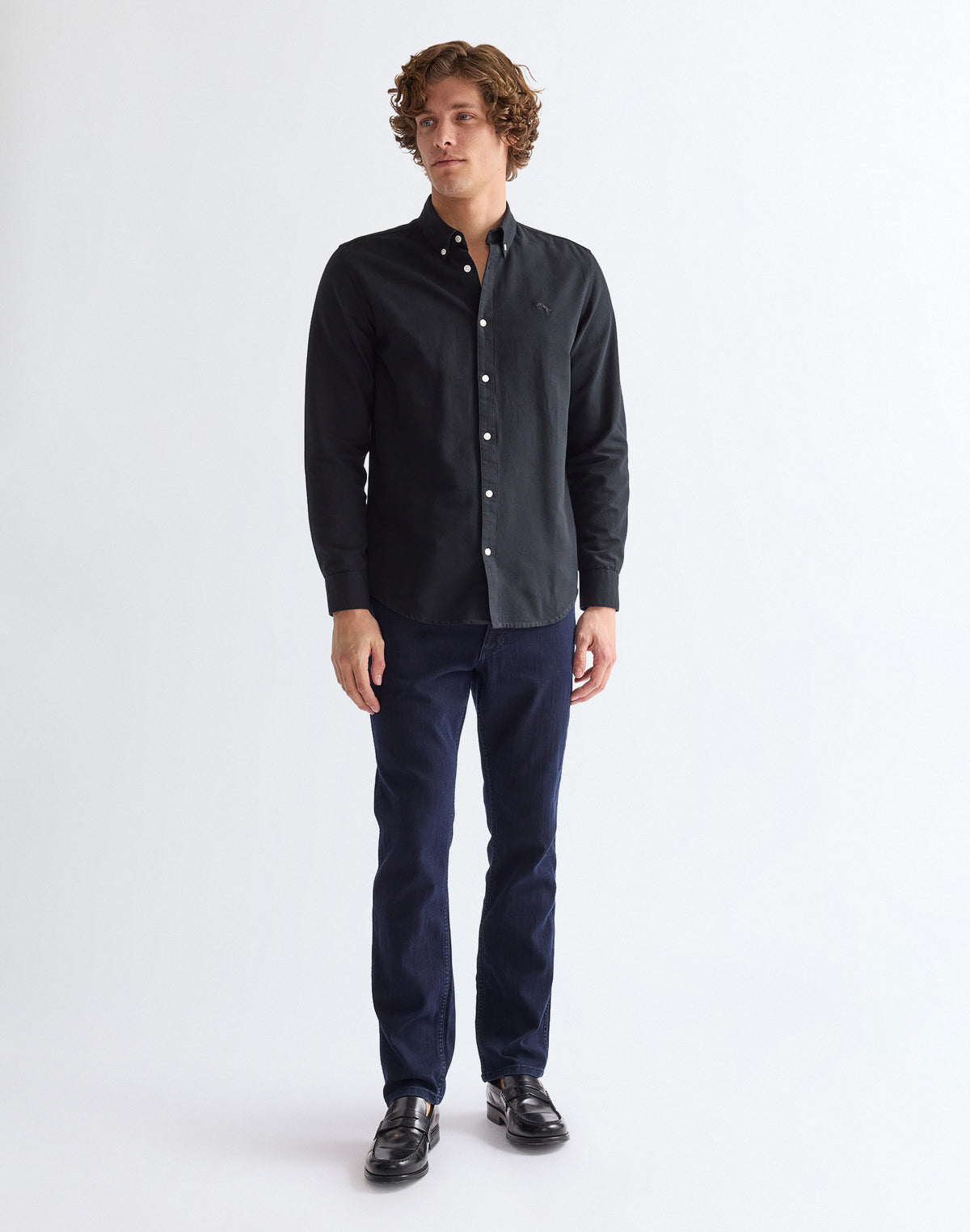 Wrangler Oxford Shirt – Black
