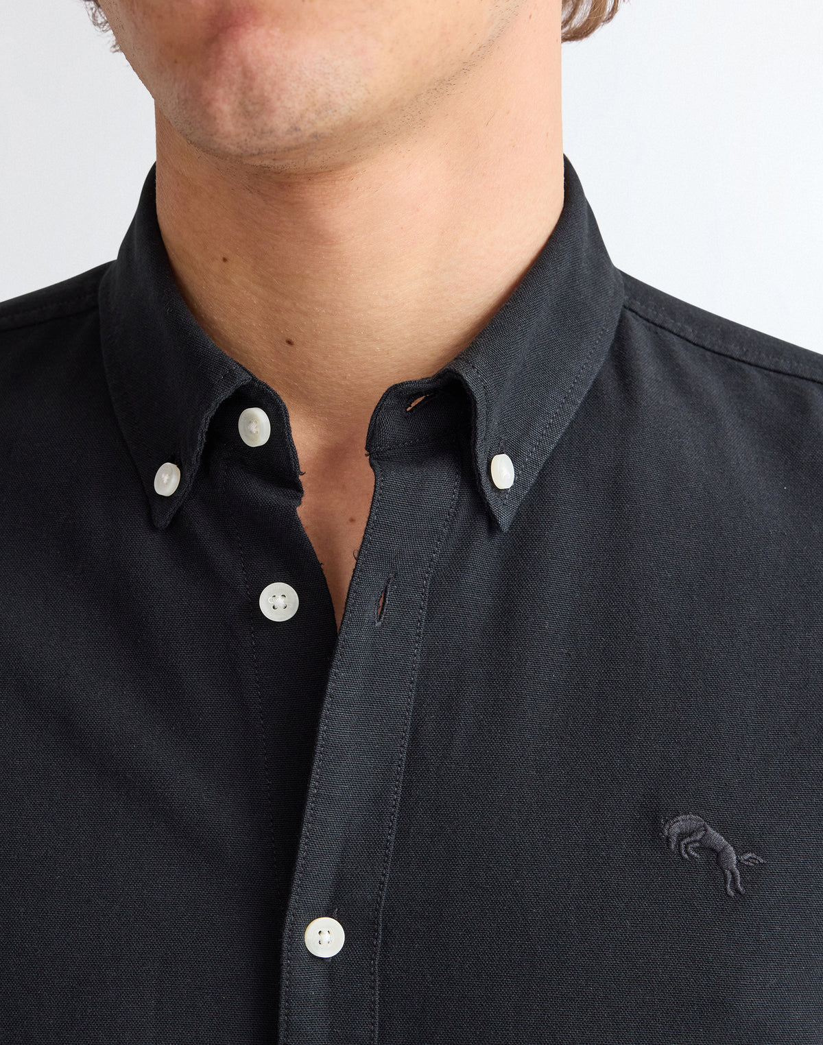 Wrangler Oxford Shirt – Black