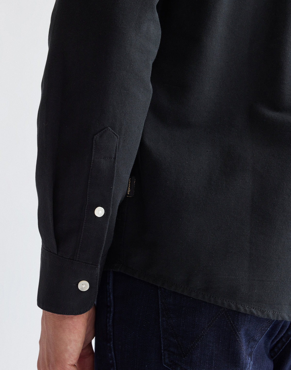 Wrangler Oxford Shirt – Black