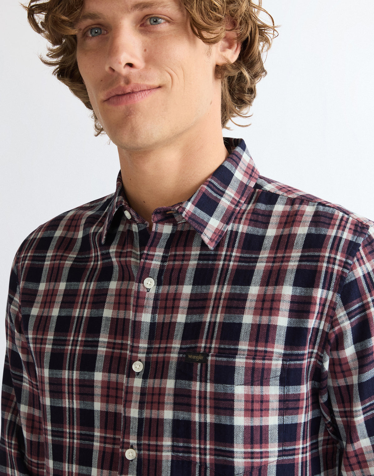 Wrangler 1 PKT Shirt – Rose Indigo