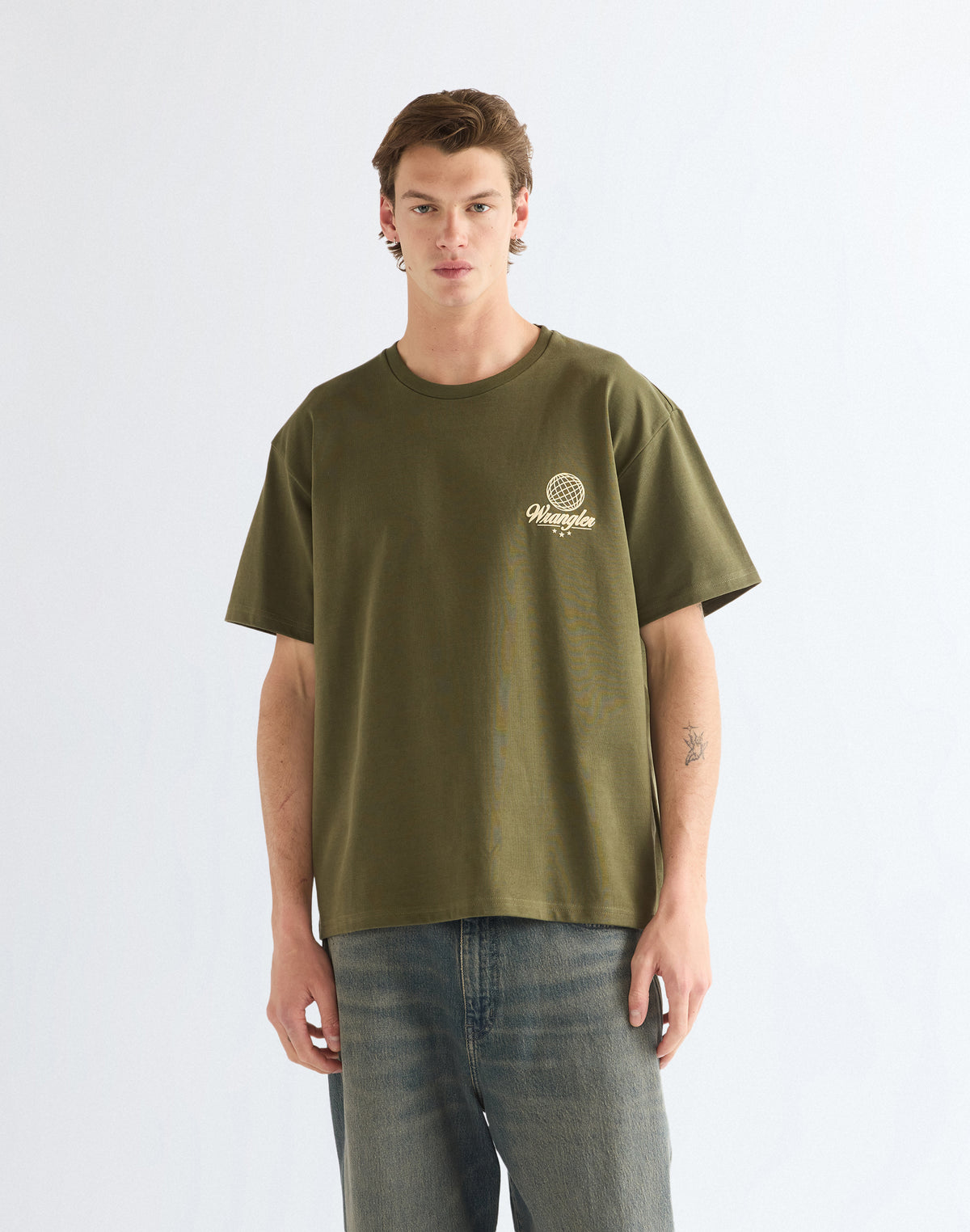 Wrangler Vintage Tee – Olive Night