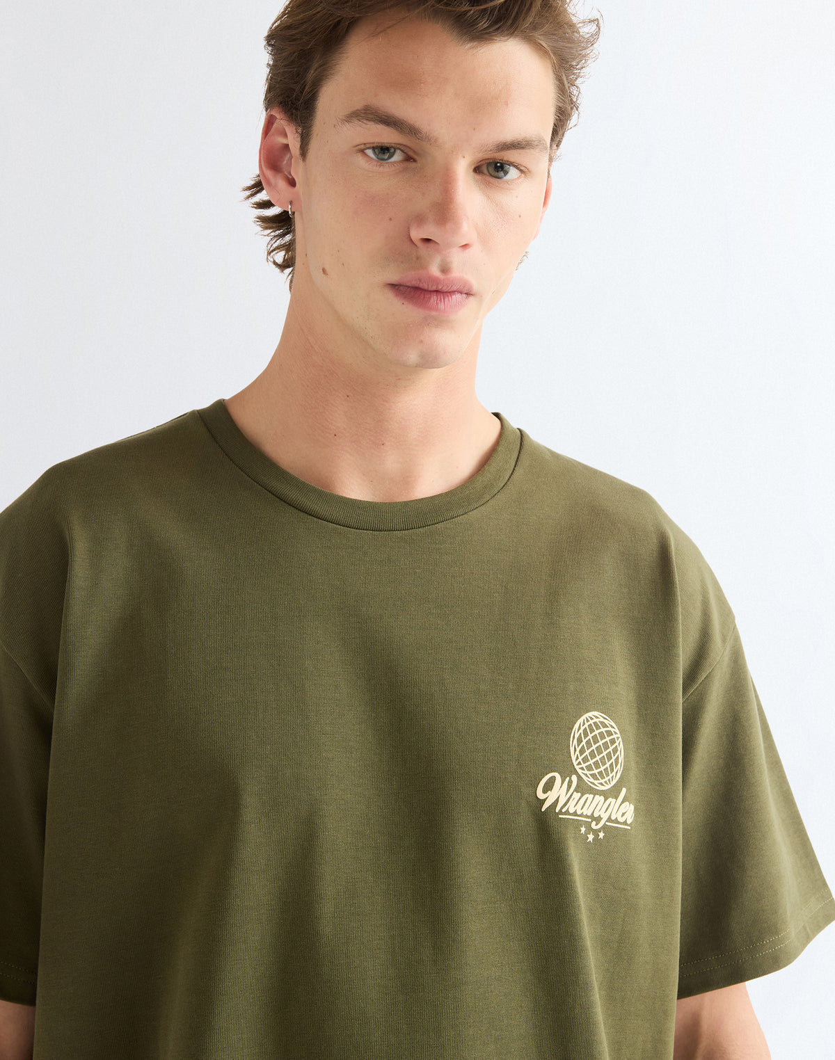 Wrangler Vintage Tee – Olive Night
