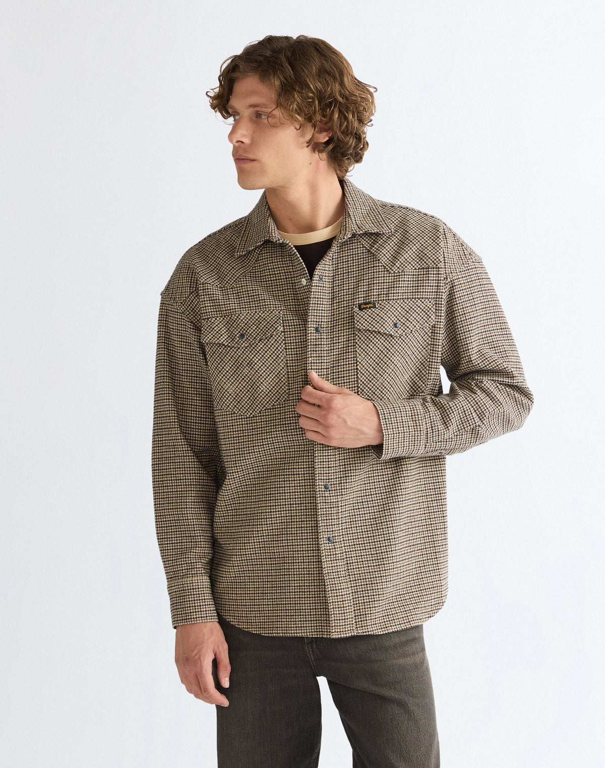 Wrangler Western Shirt – Mojave Heather