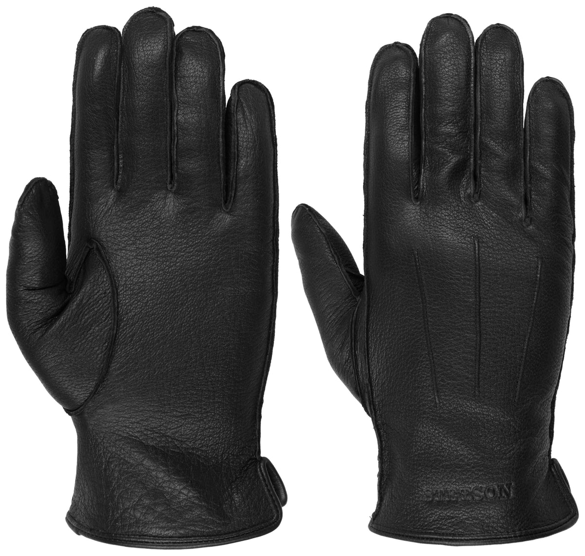 Stetson Goat Leather Gloves – Black