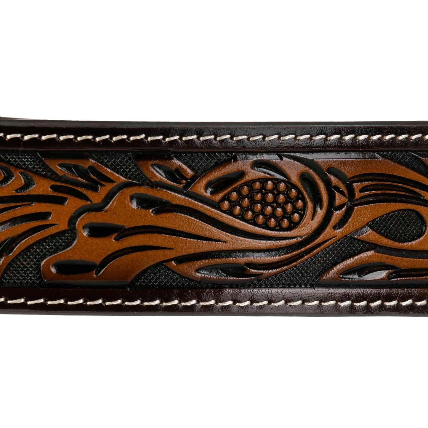 Tooled Leather Belt