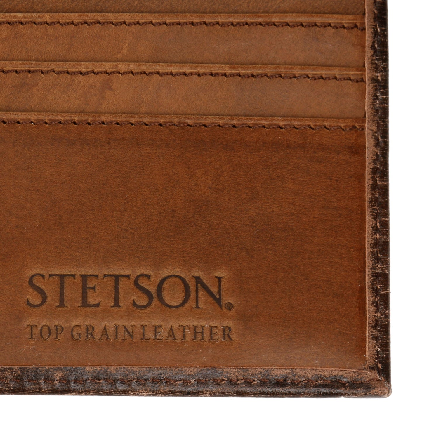 Hair-On-Hide Concho Leather Bi-fold Wallet
